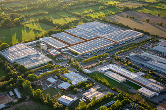 Vue aérienne de Usines de pneus Michelin à Landau in der Pfalz dans le département Rhénanie-Palatinat, Allemagne