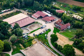 Vue oblique de Harras de la Née à Mothern dans le département Bas Rhin, France