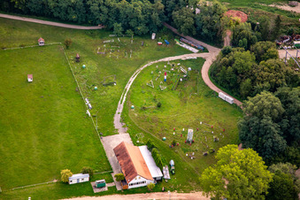 Harras de la Née à Mothern dans le département Bas Rhin, France d'en haut
