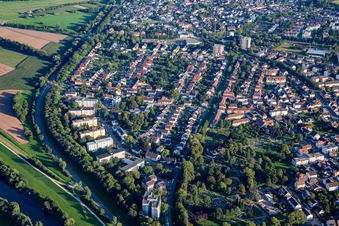 Vue aérienne de Hornisgrindestr à Kehl dans le département Bade-Wurtemberg, Allemagne