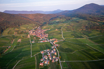 Photographie aérienne de Blienschwiller dans le département Bas Rhin, France