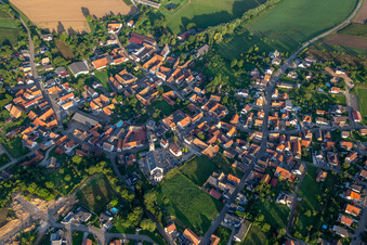 Uhlwiller dans le département Bas Rhin, France d'en haut