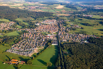 Mertzwiller dans le département Bas Rhin, France d'en haut