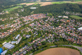 Vue aérienne de De l'ouest à Meisenheim dans le département Rhénanie-Palatinat, Allemagne