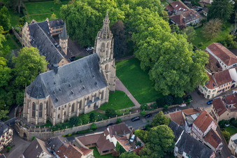 Photographie aérienne de Église du château Meisenheim à Meisenheim dans le département Rhénanie-Palatinat, Allemagne