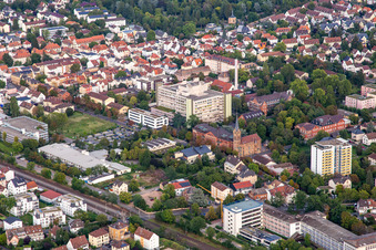 Vue aérienne de Fondation Diaconie de Kreuznach à Bad Kreuznach dans le département Rhénanie-Palatinat, Allemagne