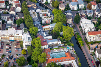 Vue aérienne de Clinique Prieger - Médecine interne - Rhumatologie, orthopédie à Bad Kreuznach dans le département Rhénanie-Palatinat, Allemagne