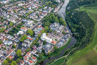 Photographie aérienne de PK Parkhotel Kurhaus à Bad Kreuznach dans le département Rhénanie-Palatinat, Allemagne