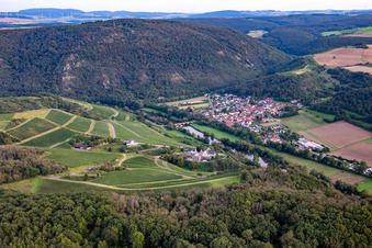 Photographie aérienne de Hôtel Gut Hermannsberg et gestion du domaine Niederhausen Schlossböckelheim à Niederhausen dans le département Rhénanie-Palatinat, Allemagne