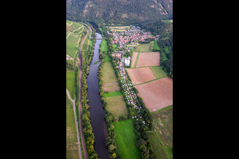Vue oblique de Camping Nahetal à Oberhausen an der Nahe dans le département Rhénanie-Palatinat, Allemagne
