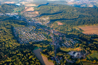 Vue aérienne de De l'est à Maulbronn dans le département Bade-Wurtemberg, Allemagne