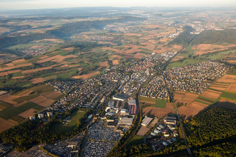 Vue aérienne de Par NE à Illingen dans le département Bade-Wurtemberg, Allemagne