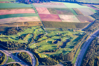 Photographie aérienne de Club de golf Schloss Monrepos à le quartier Eglosheim in Ludwigsburg dans le département Bade-Wurtemberg, Allemagne