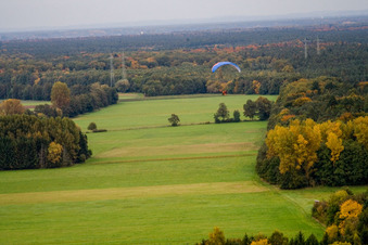 Otterbachtal à Minfeld dans le département Rhénanie-Palatinat, Allemagne d'en haut