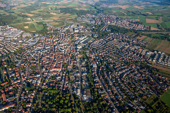 Vue aérienne de De l'est à Winnenden dans le département Bade-Wurtemberg, Allemagne