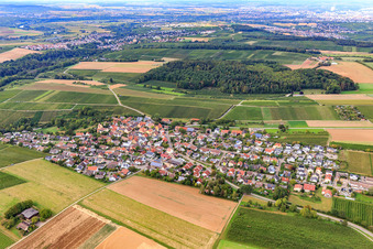 Vue aérienne de Quartier Schozach in Ilsfeld dans le département Bade-Wurtemberg, Allemagne