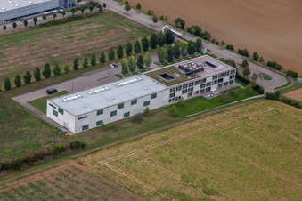 Vue aérienne de Shure Distribution GmbH à Eppingen dans le département Bade-Wurtemberg, Allemagne