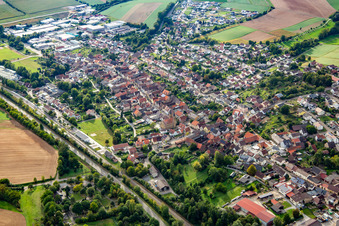 Vue aérienne de Zaisenhausen dans le département Bade-Wurtemberg, Allemagne