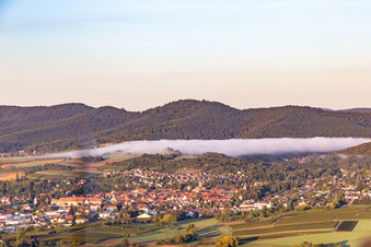 Wissembourg dans le département Bas Rhin, France hors des airs