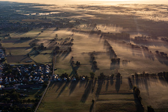 Schweighofen dans le département Rhénanie-Palatinat, Allemagne depuis l'avion