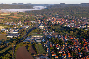 Photographie aérienne de Quartier Altenstadt in Wissembourg dans le département Bas Rhin, France