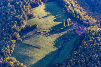 Lembach dans le département Bas Rhin, France hors des airs