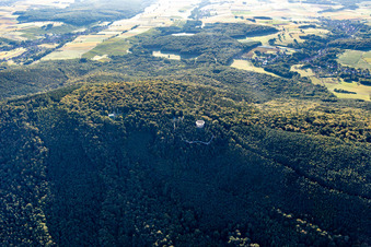 Promenade des Cîmes en Alsace à Cleebourg dans le département Bas Rhin, France hors des airs