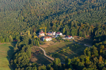 Photographie aérienne de Marienbronn à Lobsann dans le département Bas Rhin, France