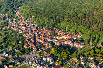 Photographie aérienne de Monastère Oberbronn et Hôpital Notre-Dame à Oberbronn dans le département Bas Rhin, France