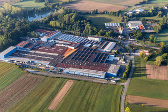Vue aérienne de TRYBA Haguenau (Gundershoffen) à Gundershoffen dans le département Bas Rhin, France