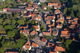 Ingolsheim dans le département Bas Rhin, France vue du ciel