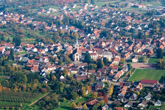 Photographie aérienne de Quartier Ulm in Renchen dans le département Bade-Wurtemberg, Allemagne