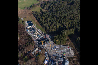 Photographie aérienne de Eavor Géothermie Geretsried avec GKW à le quartier Gelting in Geretsried dans le département Bavière, Allemagne