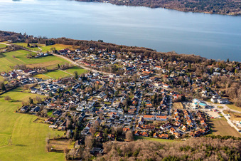 Berg dans le département Bavière, Allemagne hors des airs