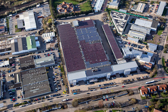 Vue aérienne de Progroup à Horstring à Landau in der Pfalz dans le département Rhénanie-Palatinat, Allemagne