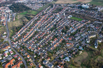 Landau Ouest à Landau in der Pfalz dans le département Rhénanie-Palatinat, Allemagne d'en haut