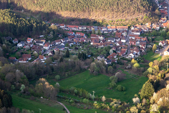 Vue aérienne de Talstr à Spirkelbach dans le département Rhénanie-Palatinat, Allemagne