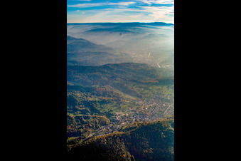 Vue oblique de Quartier Michelbach in Gaggenau dans le département Bade-Wurtemberg, Allemagne