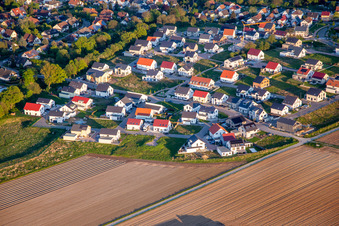Photographie aérienne de Nouvelle zone de développement à Kandel dans le département Rhénanie-Palatinat, Allemagne