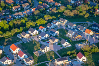 Vue aérienne de Chemin des roses et des lilas à Kandel dans le département Rhénanie-Palatinat, Allemagne