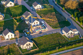 Vue aérienne de Chemin des Tournesols et des Sureaux à Kandel dans le département Rhénanie-Palatinat, Allemagne