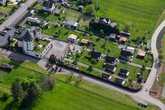 Vue aérienne de Accueil Mobil-Home résidentiel 40m2 à Neufgrange dans le département Moselle, France