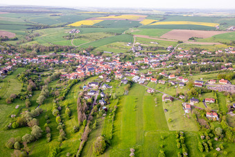 Photographie aérienne de Gros-Réderching dans le département Moselle, France