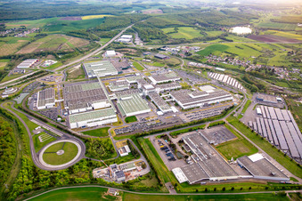 MAHLE Behr Hambach SAS à Hambach dans le département Moselle, France depuis l'avion