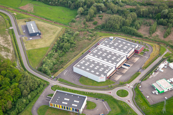 Vue aérienne de Sostmeier Hambach à Hambach dans le département Moselle, France