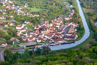 Photographie aérienne de Du sud à Wittring dans le département Moselle, France