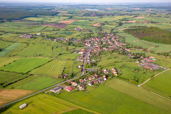 Vue aérienne de Altwiller dans le département Bas Rhin, France
