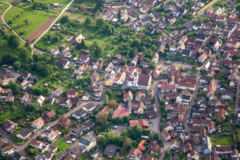 Vue aérienne de De l'est à Wernersberg dans le département Rhénanie-Palatinat, Allemagne