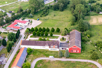 Vue aérienne de Musée « Phänomenta Peenemünde » à Peenemünde dans le département Mecklembourg-Poméranie occidentale, Allemagne
