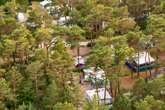 Vue oblique de Camp de dunes Karlshagen à Karlshagen dans le département Mecklembourg-Poméranie occidentale, Allemagne